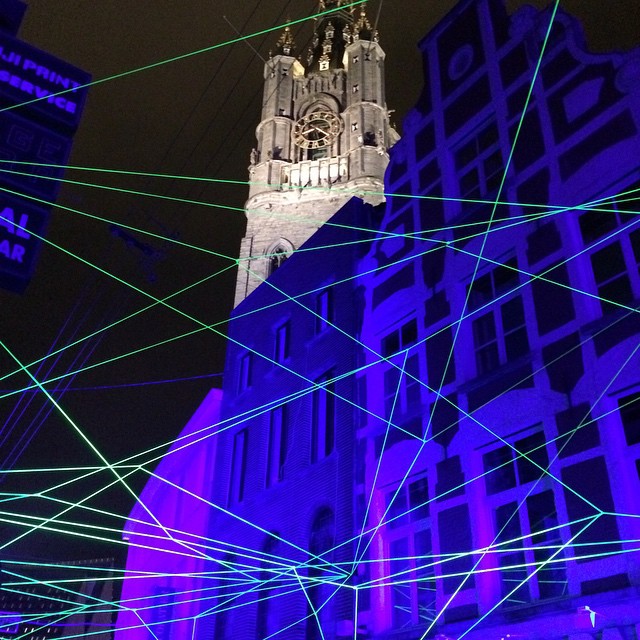 Luminosity meets historicity. Lichtfestival Gent 2015