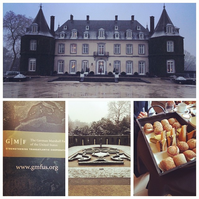 Solvay Castle and food and fanciness #work #castle #belgian