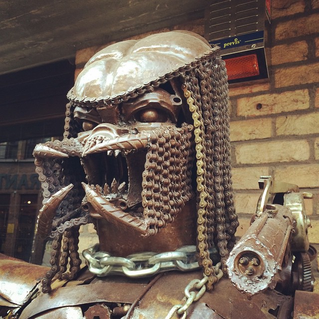 Bike chains and life drains. Predatory welding.