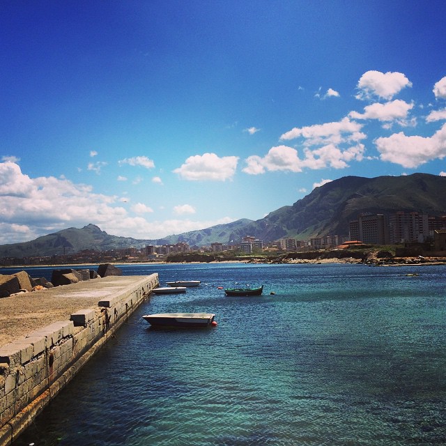 Boats docking, seagulls flocking in the land of St. Rosalia! Couldn't be happier to enjoy it all with @mcannata93 #travel #italy #sea