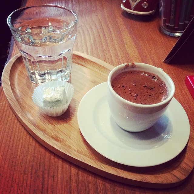 The night train+bus from Sofia left something to be desired (namely sleep), but it was all worth it to arrive in Istanbul this morning. 
Can't wait to absorb as much Turkish culture as possible these next few days — naturally starting with something caffeinated. #turkishcoffee #coffee #istanbul