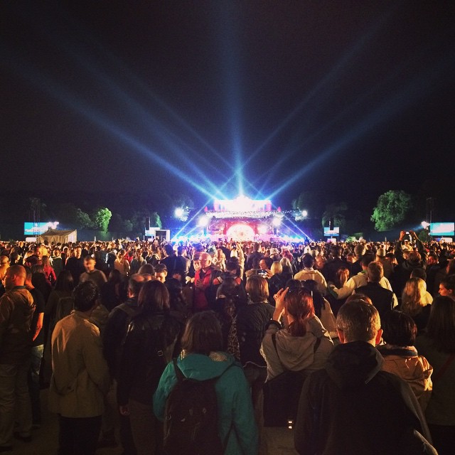 Taken at the final thrust of In The Hall of The Mountain King. Norwegian composition, but close enough! #philharmonic #vienna #music