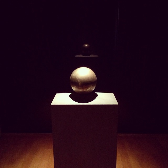 The urn of an brilliant man. From up close an etching reads: "Fuck you, Edison." #tesla