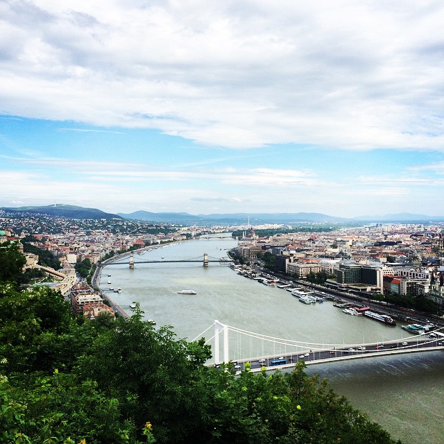The Pearl of the Danube from its peak. #budapest #hungary