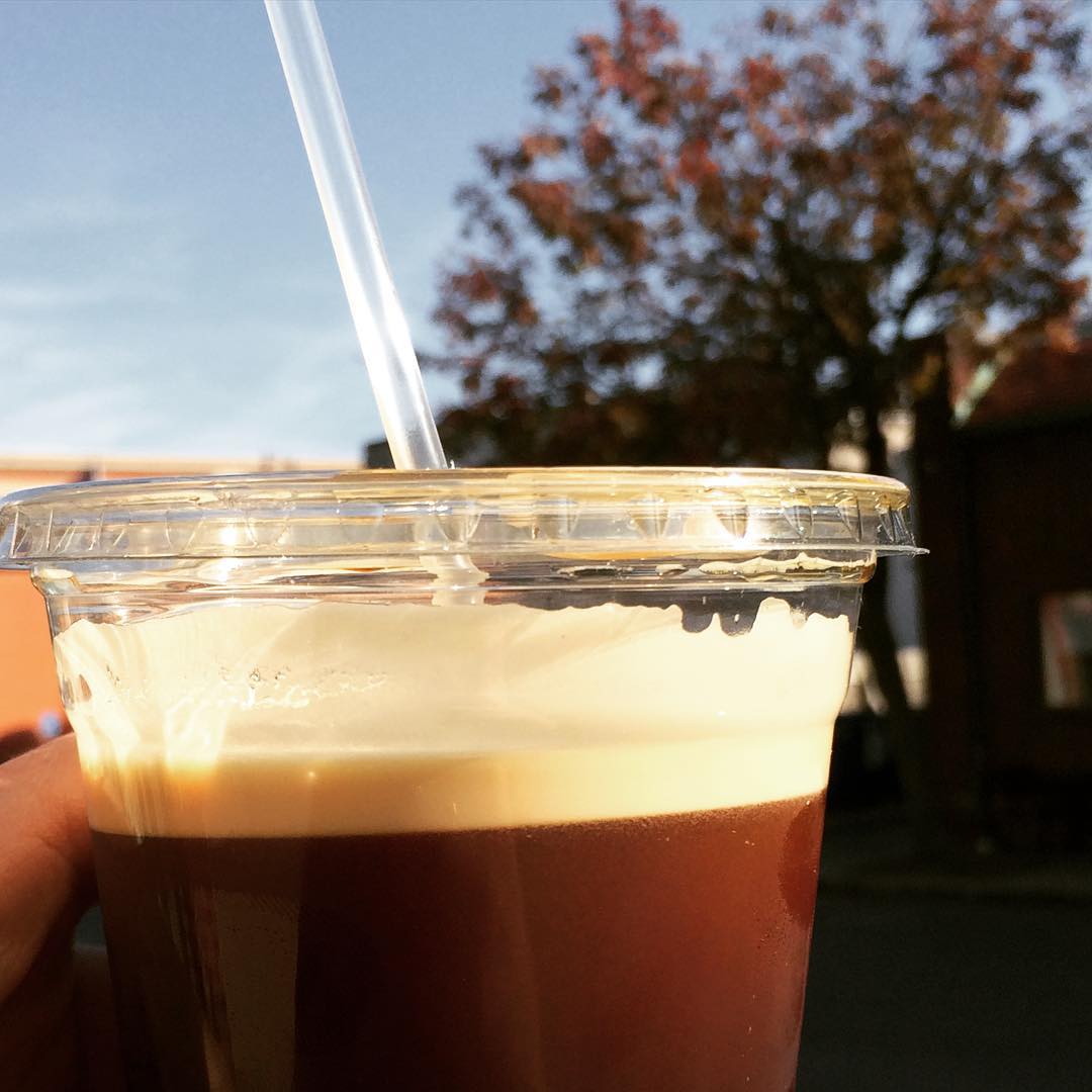 Cold brew from the tap. Good shit courtesy of @mcannata93 #nitro #coffee